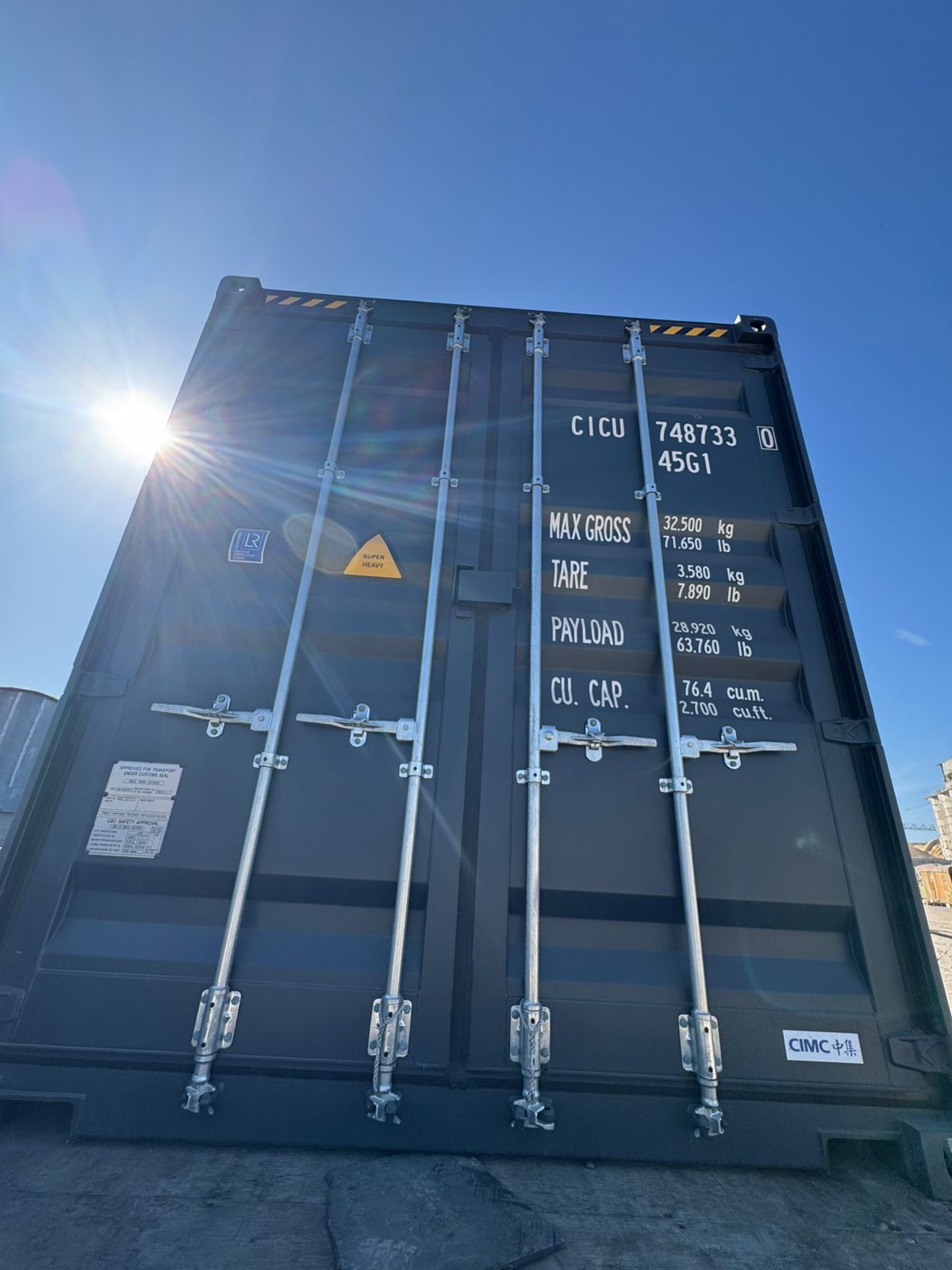 Морской контейнер CICU7487330