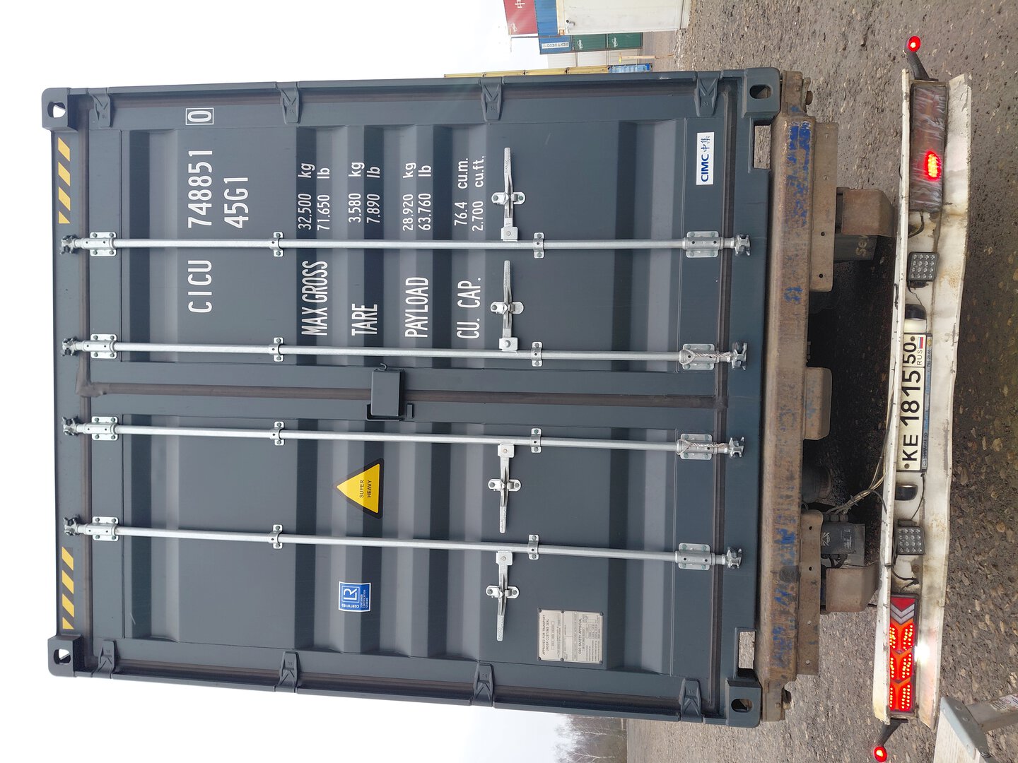 Морской контейнер CICU7488510