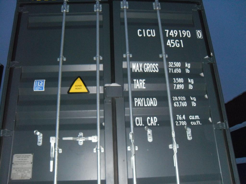 Морской контейнер CICU7491900