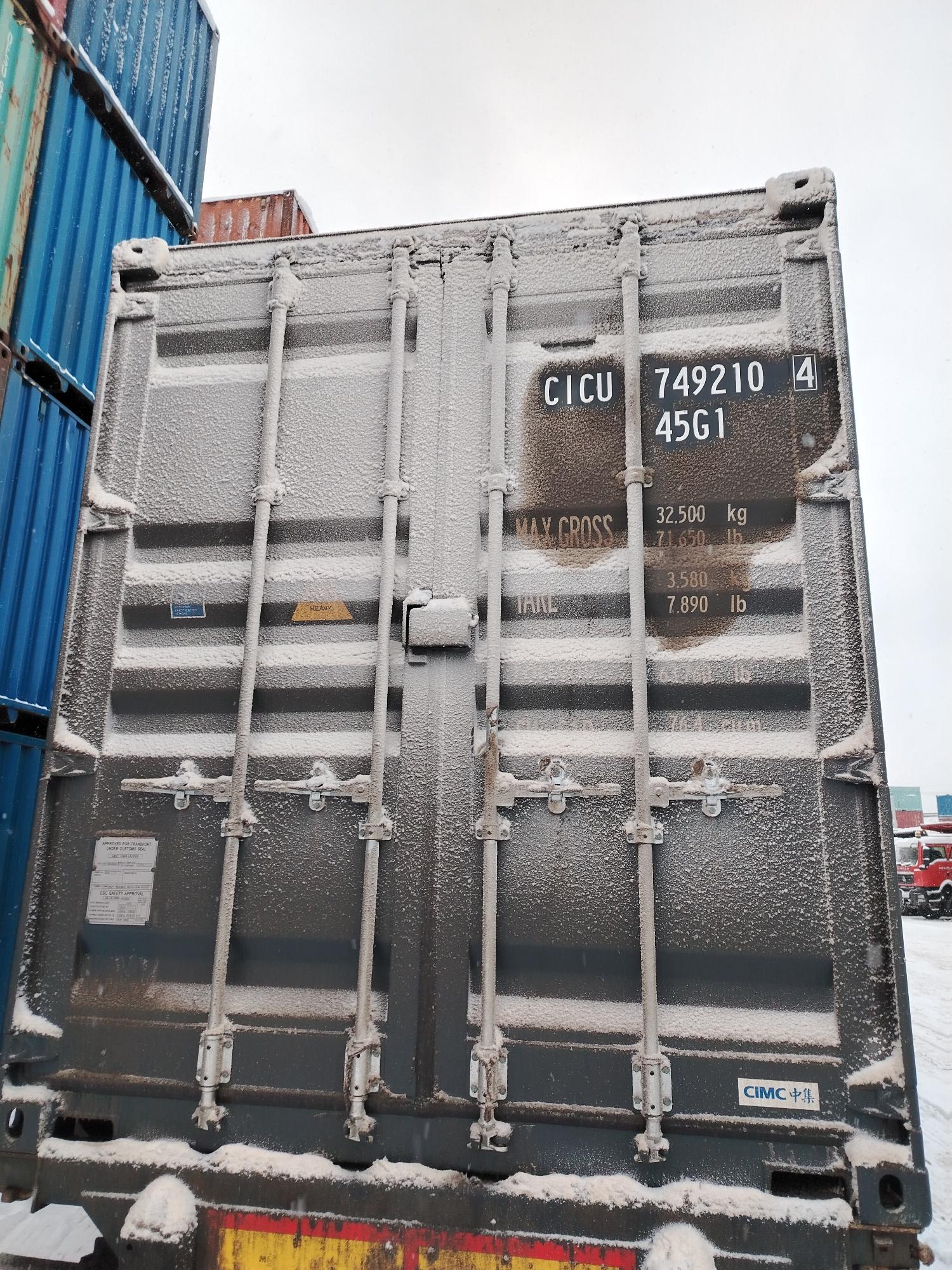 Морской контейнер CICU7492104