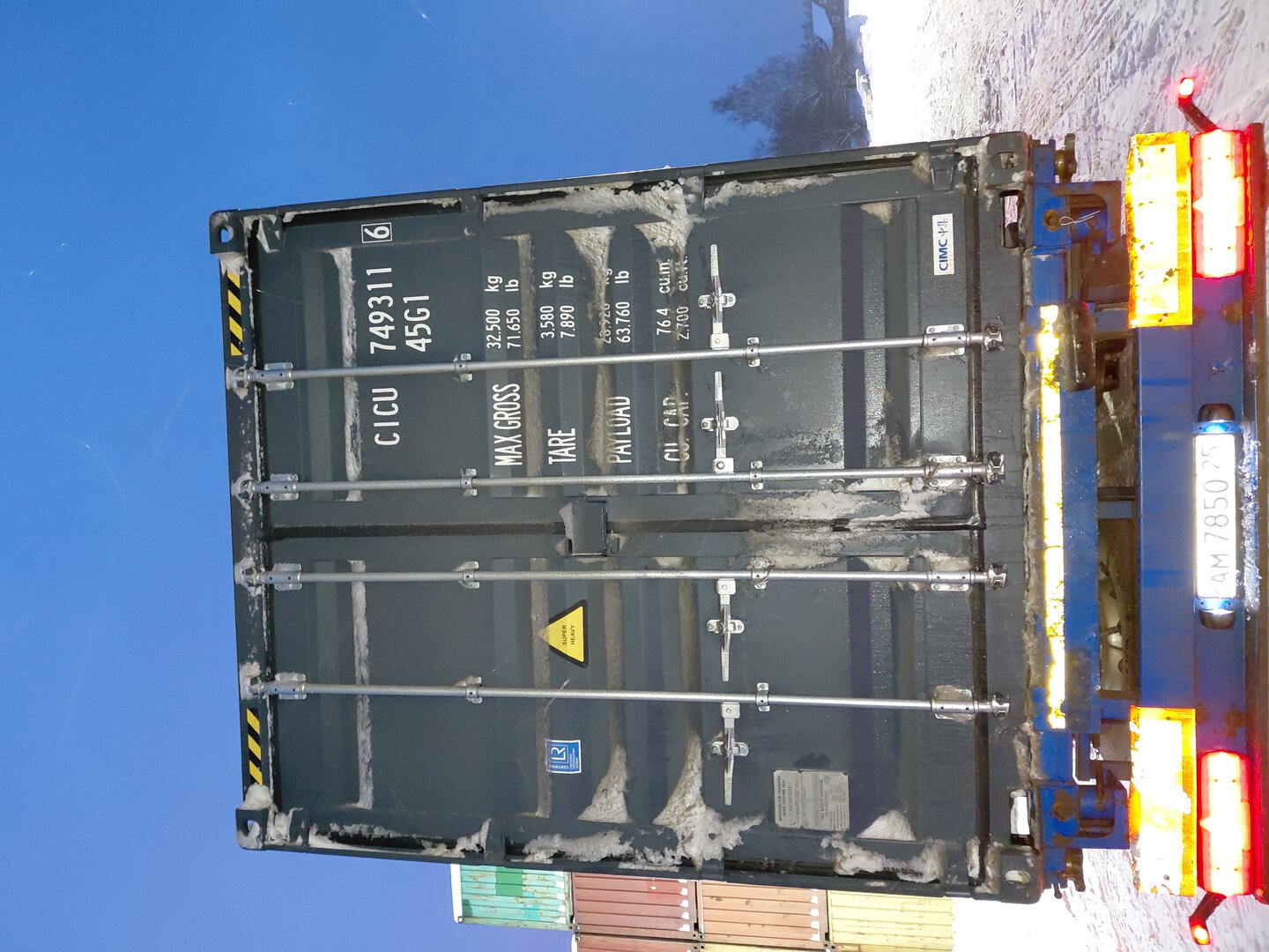 Морской контейнер CICU7493116