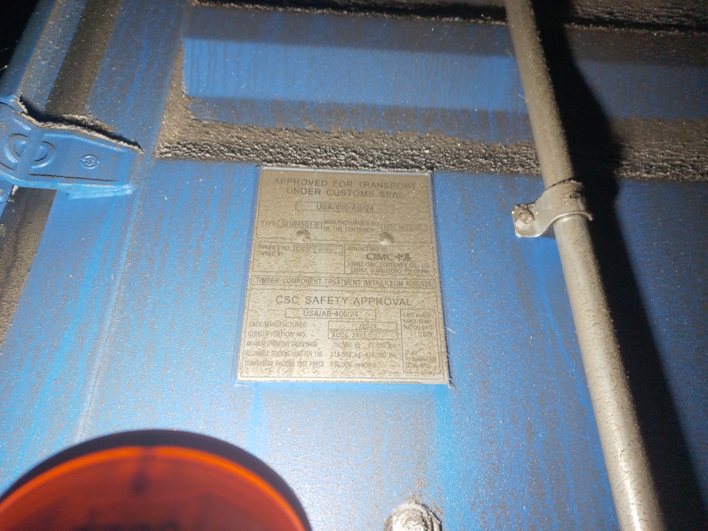 Морской контейнер CICU7609607