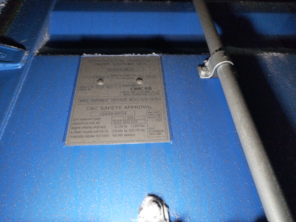 Морской контейнер CICU7609778