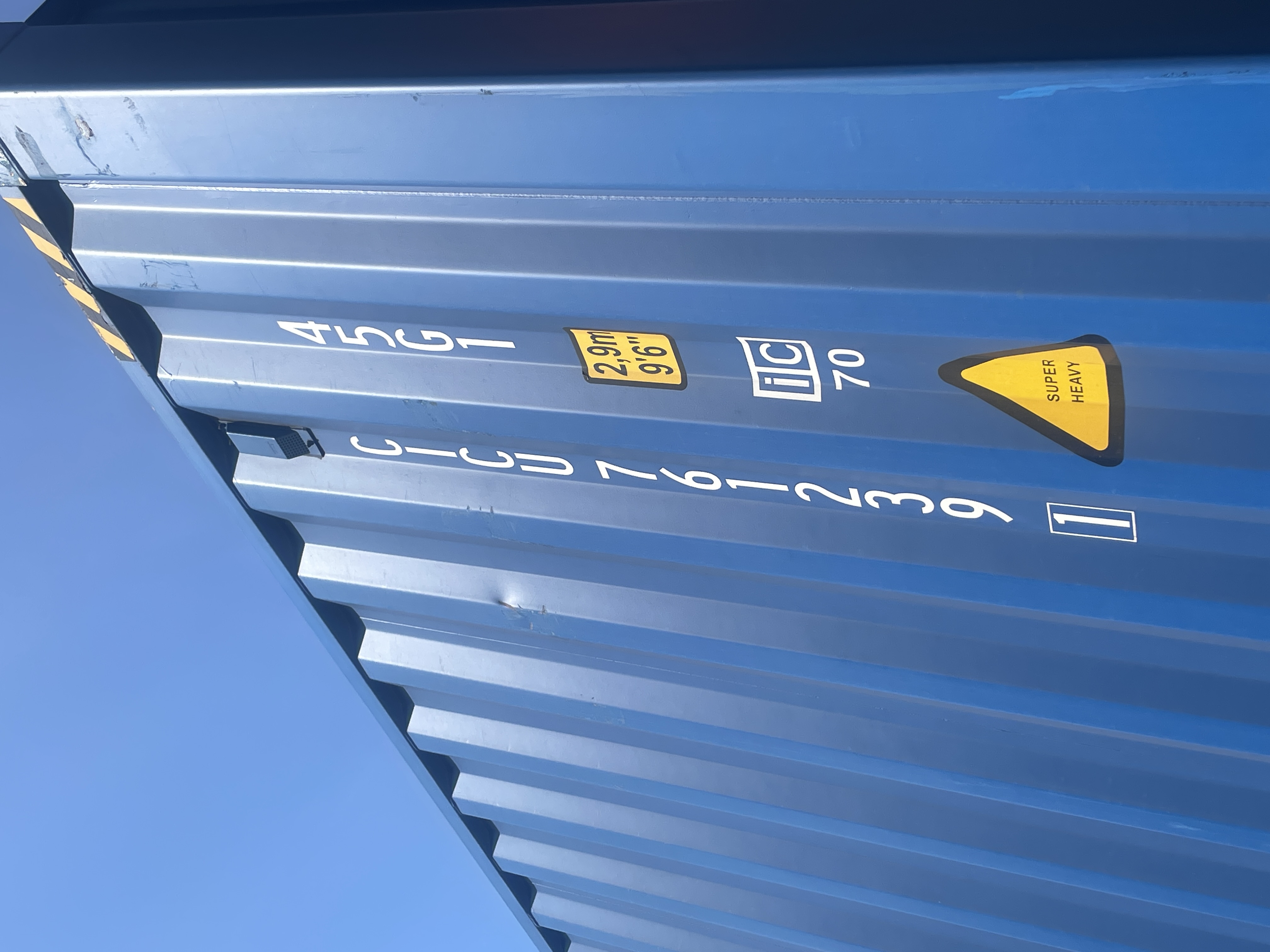 Морской контейнер CICU7612391