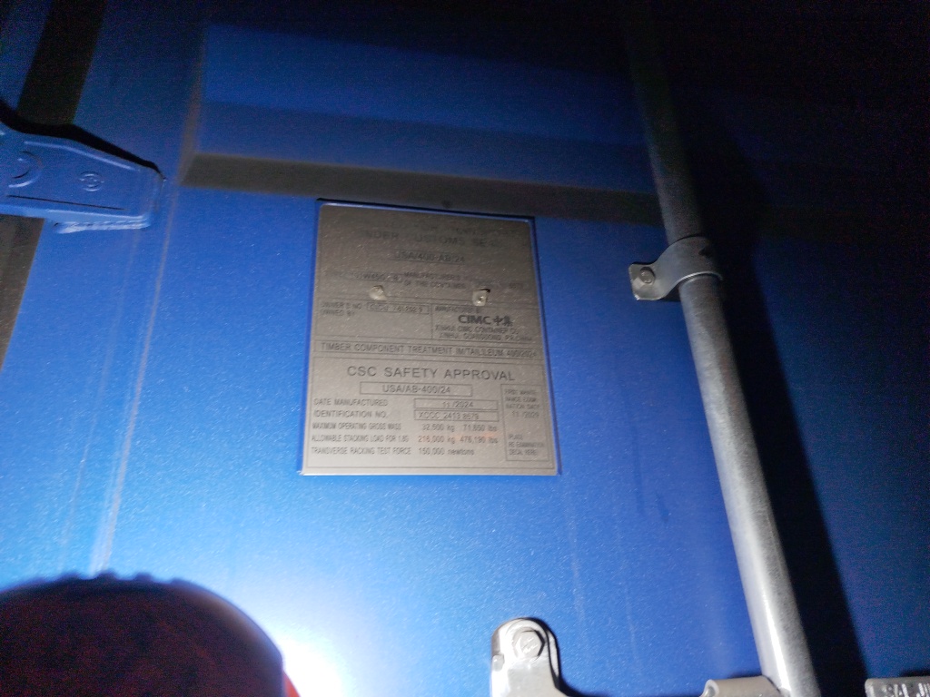 Морской контейнер CICU7612529