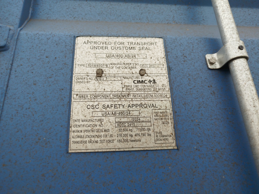 Морской контейнер CICU7613130