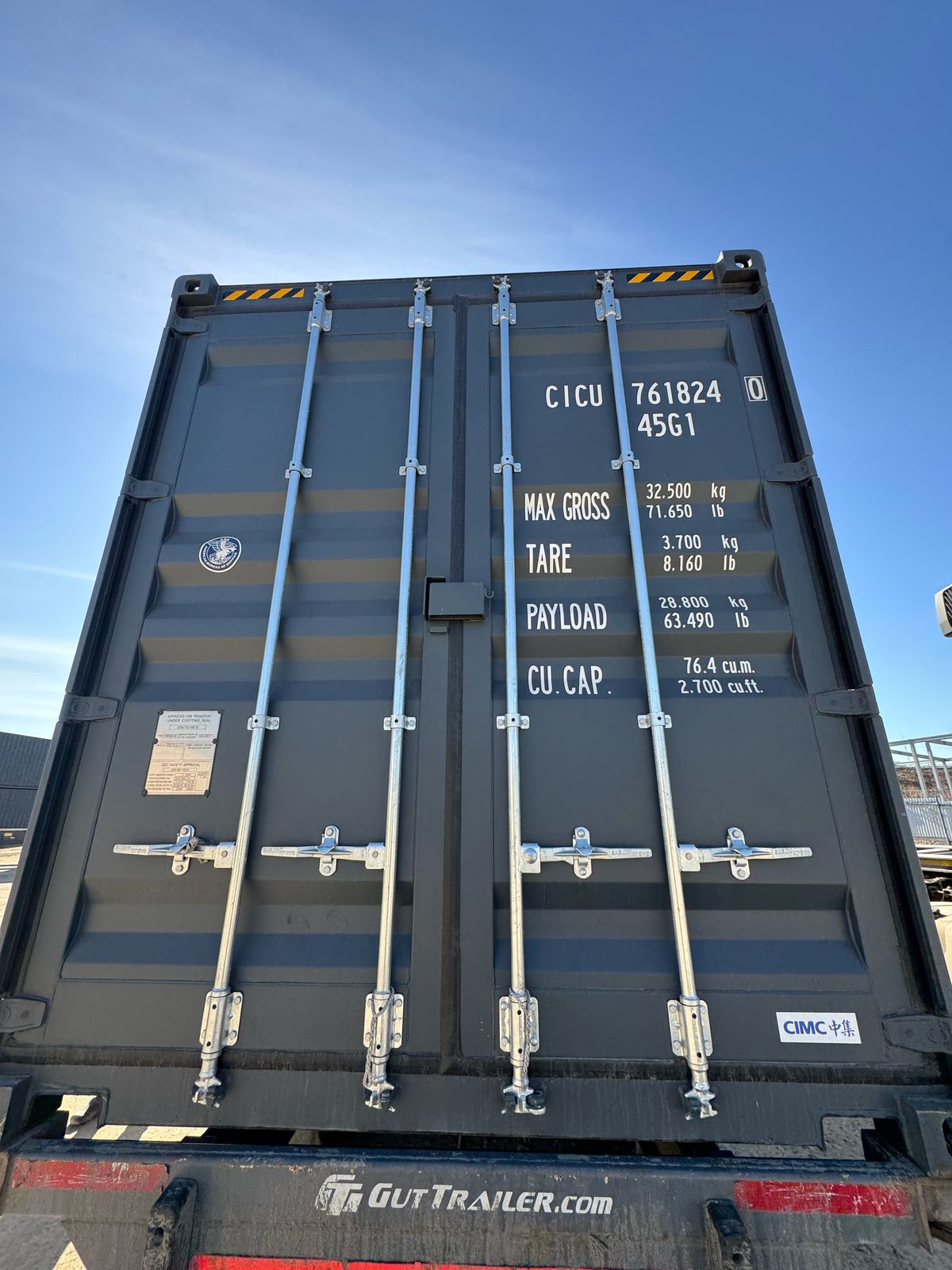 Морской контейнер CICU7618240