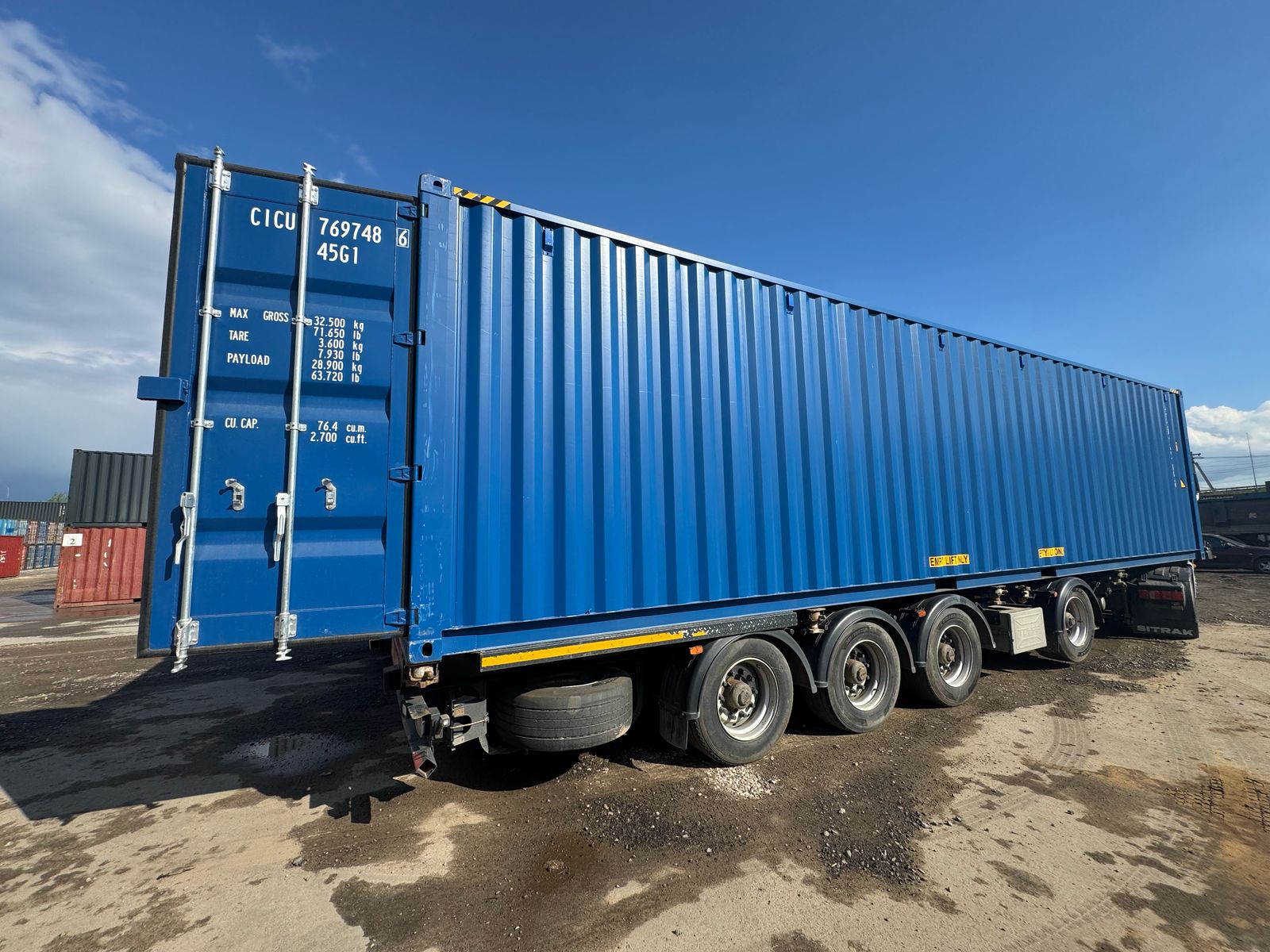 Морской контейнер CICU7697486