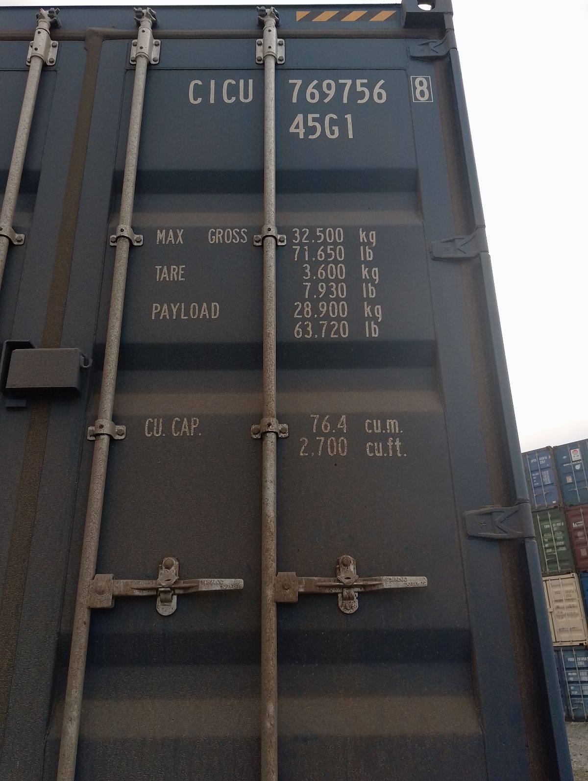 Морской контейнер CICU7697568