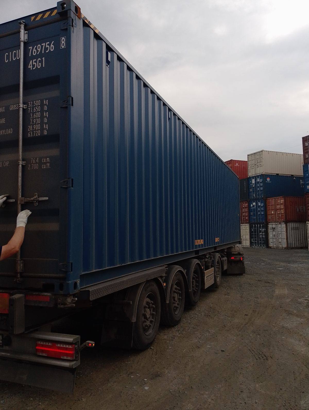 Морской контейнер CICU7697568