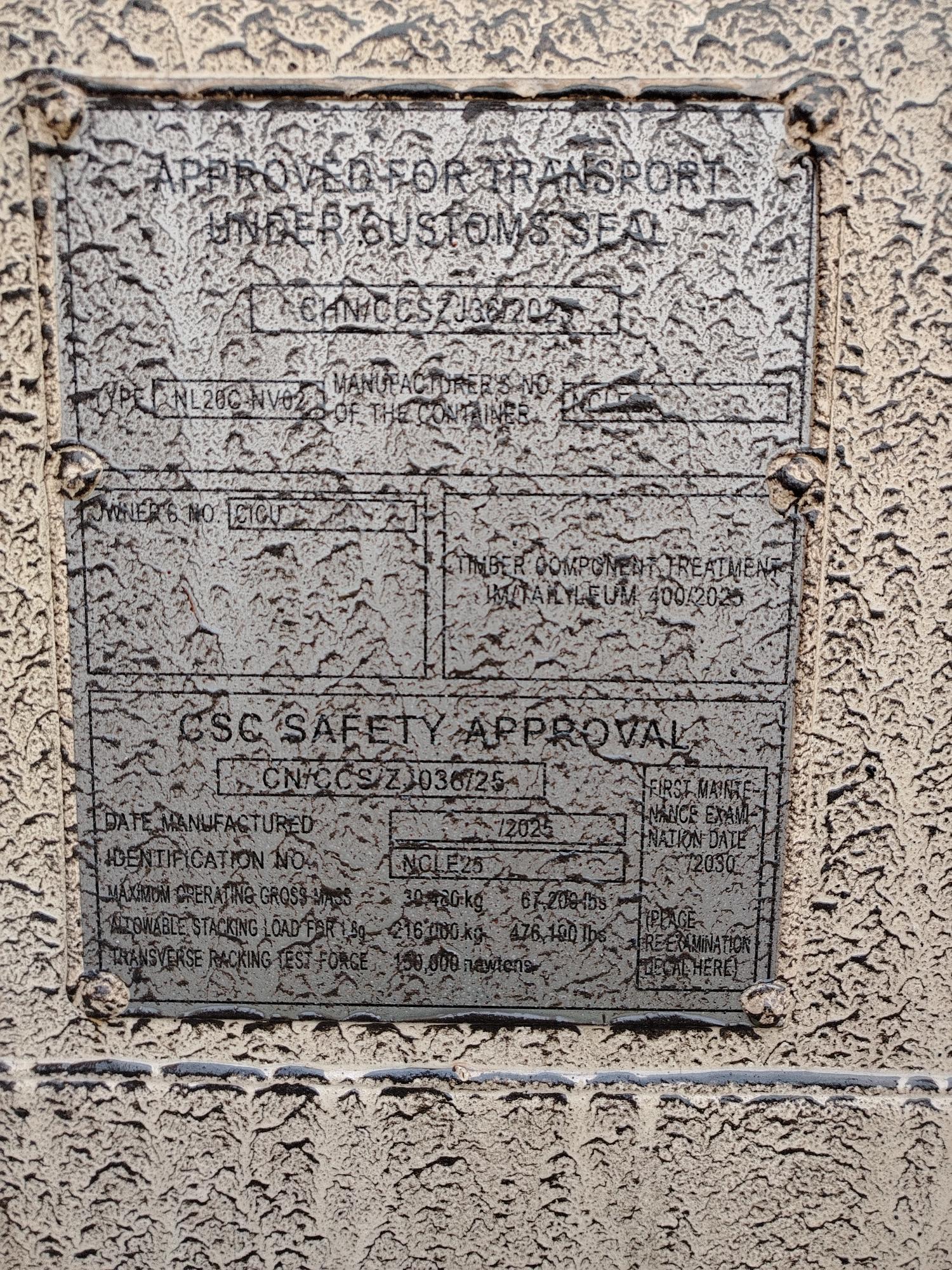 Морской контейнер CICU7728993