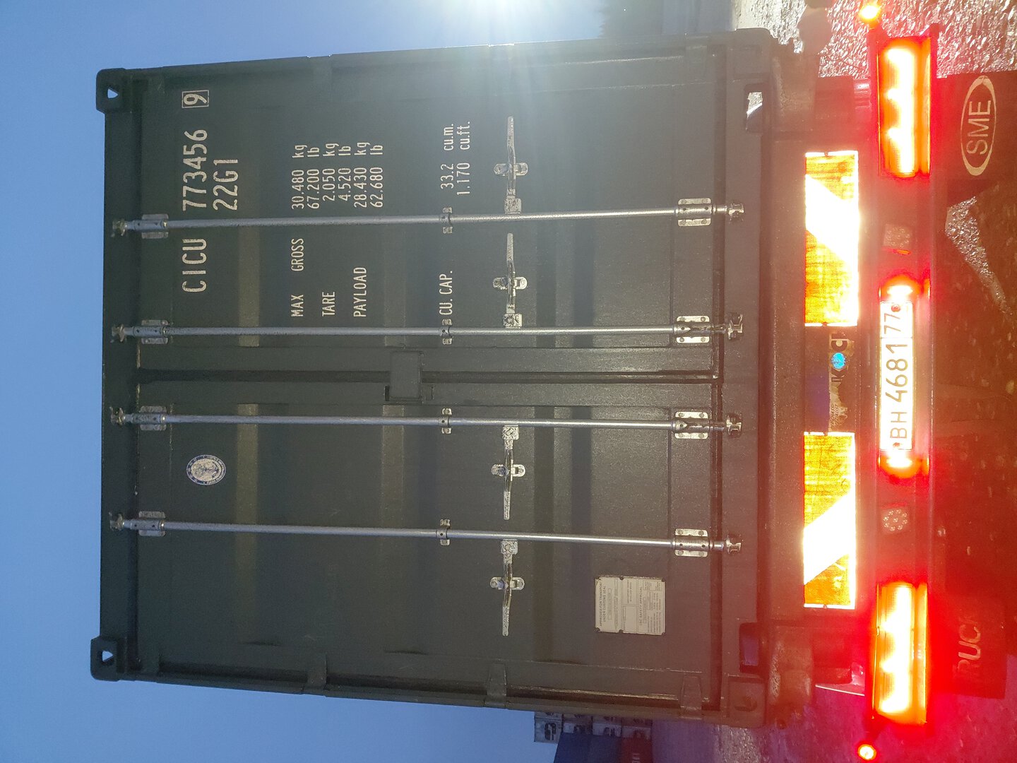 Морской контейнер CICU7734569