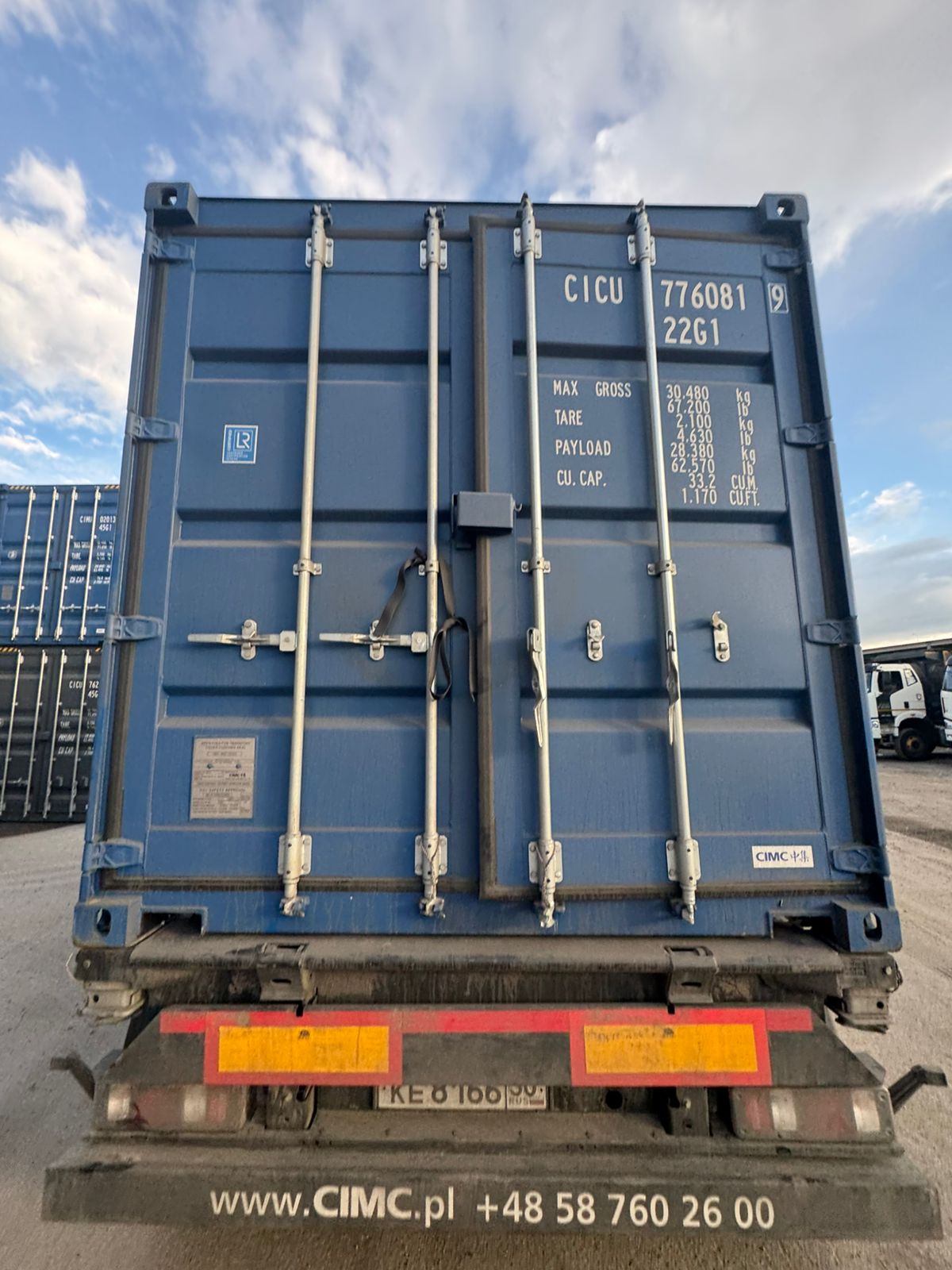 Морской контейнер CICU7760819