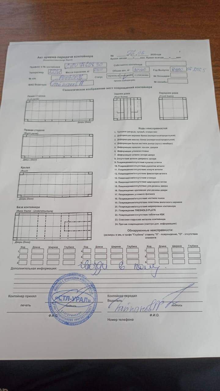 Морской контейнер CICU7760830