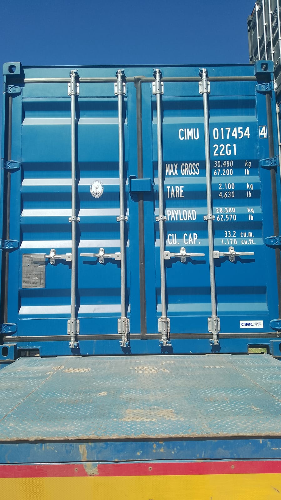 Морской контейнер CIMU0174544