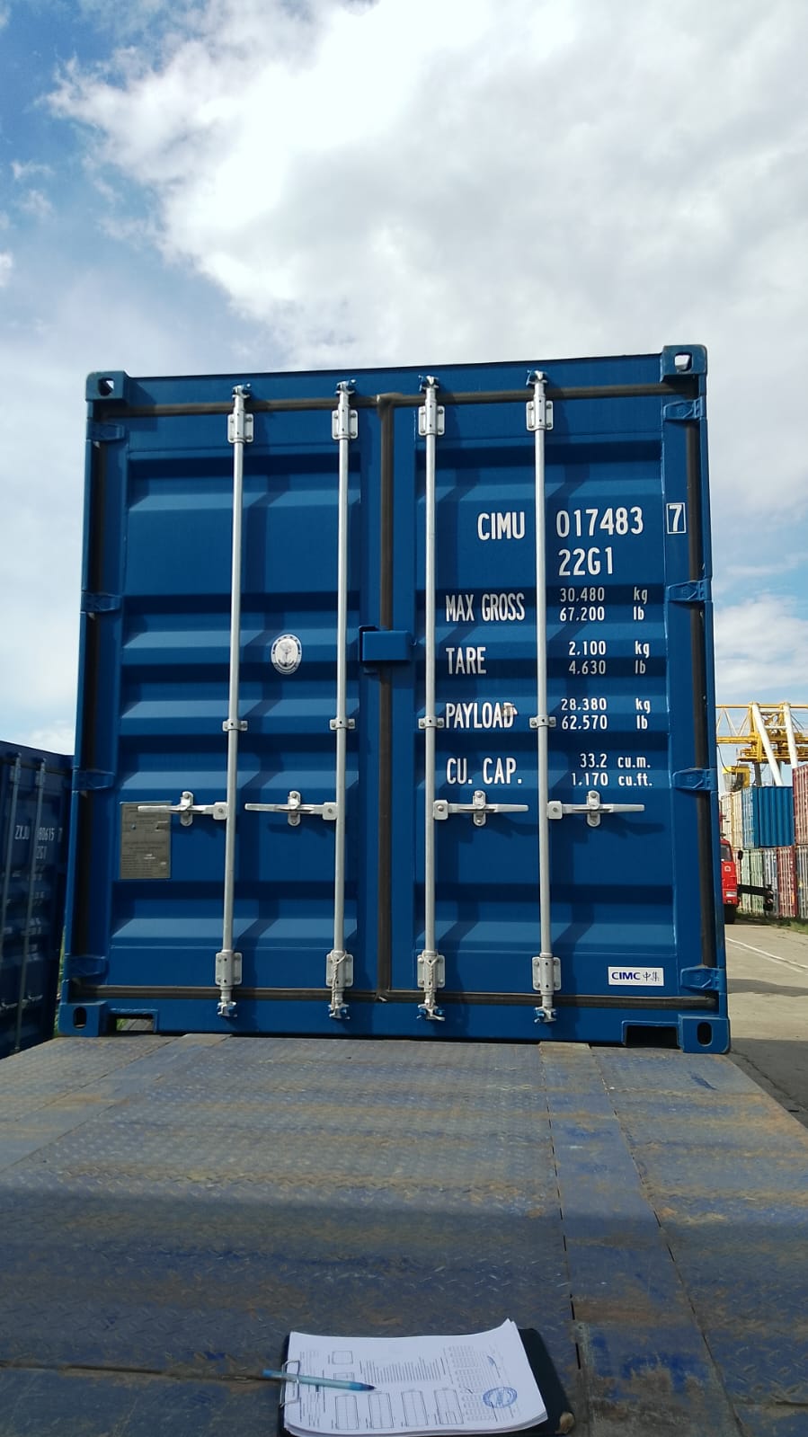 Морской контейнер CIMU0174837