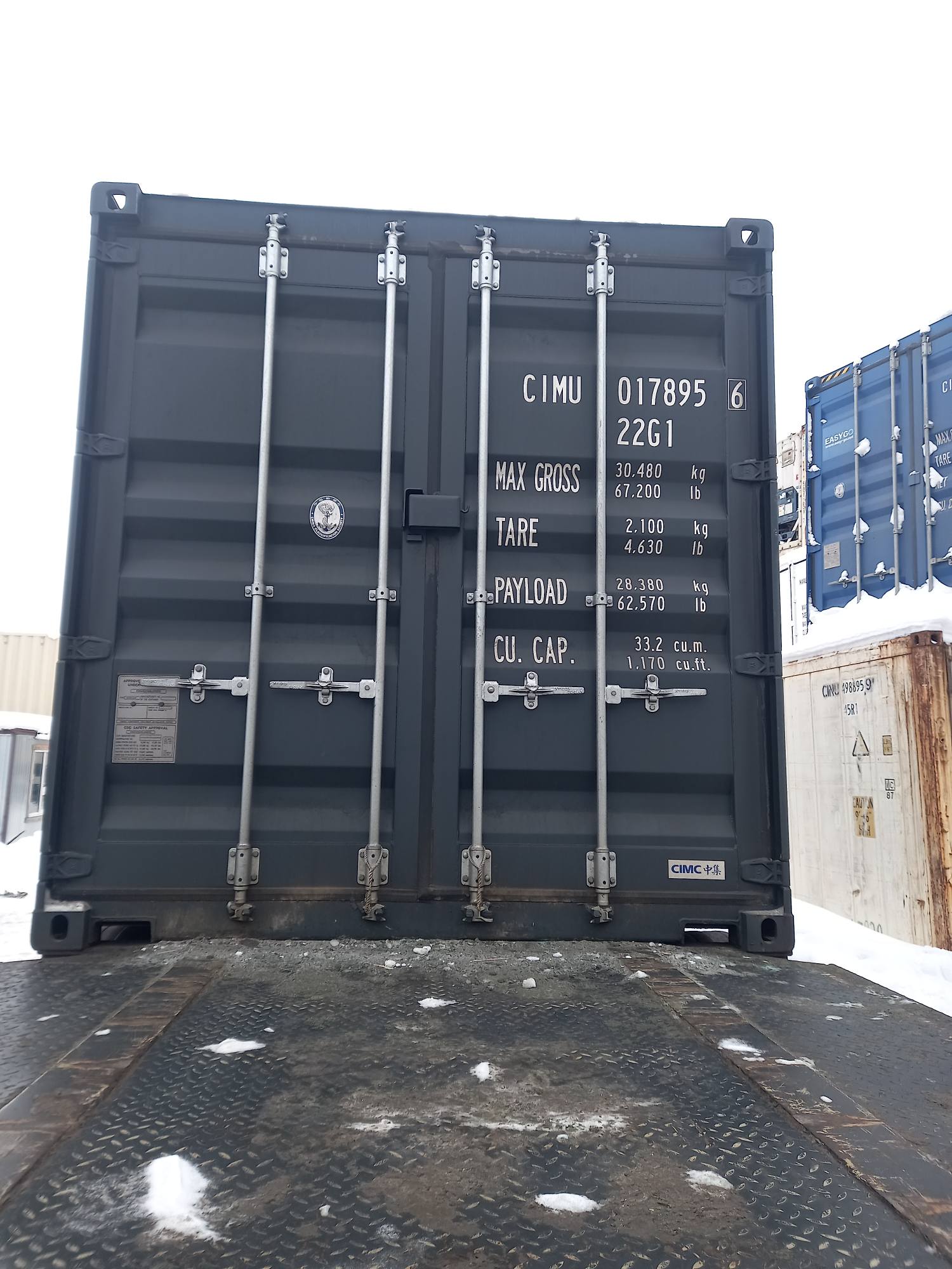 Морской контейнер CIMU0178956