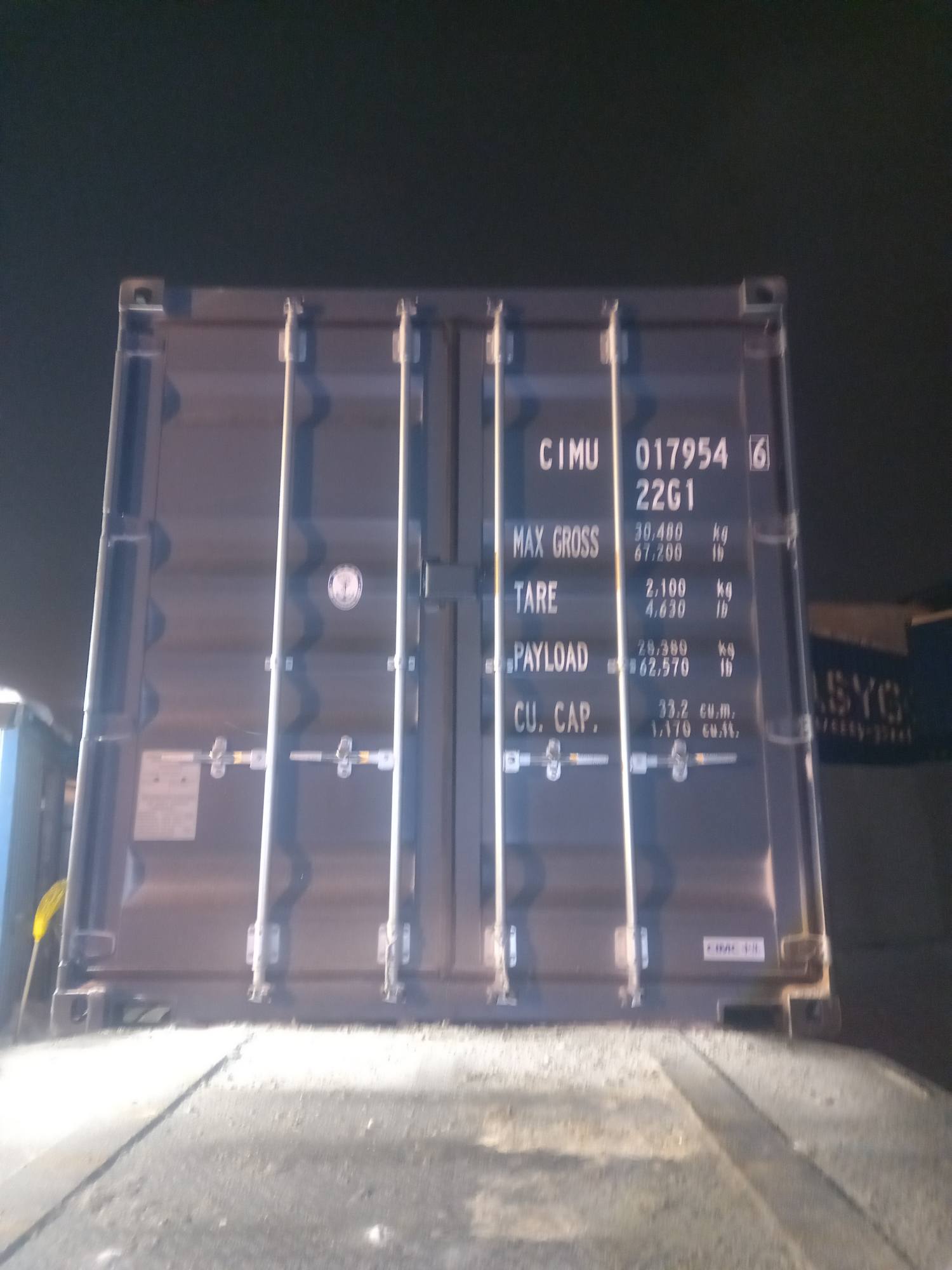 Морской контейнер CIMU0179546