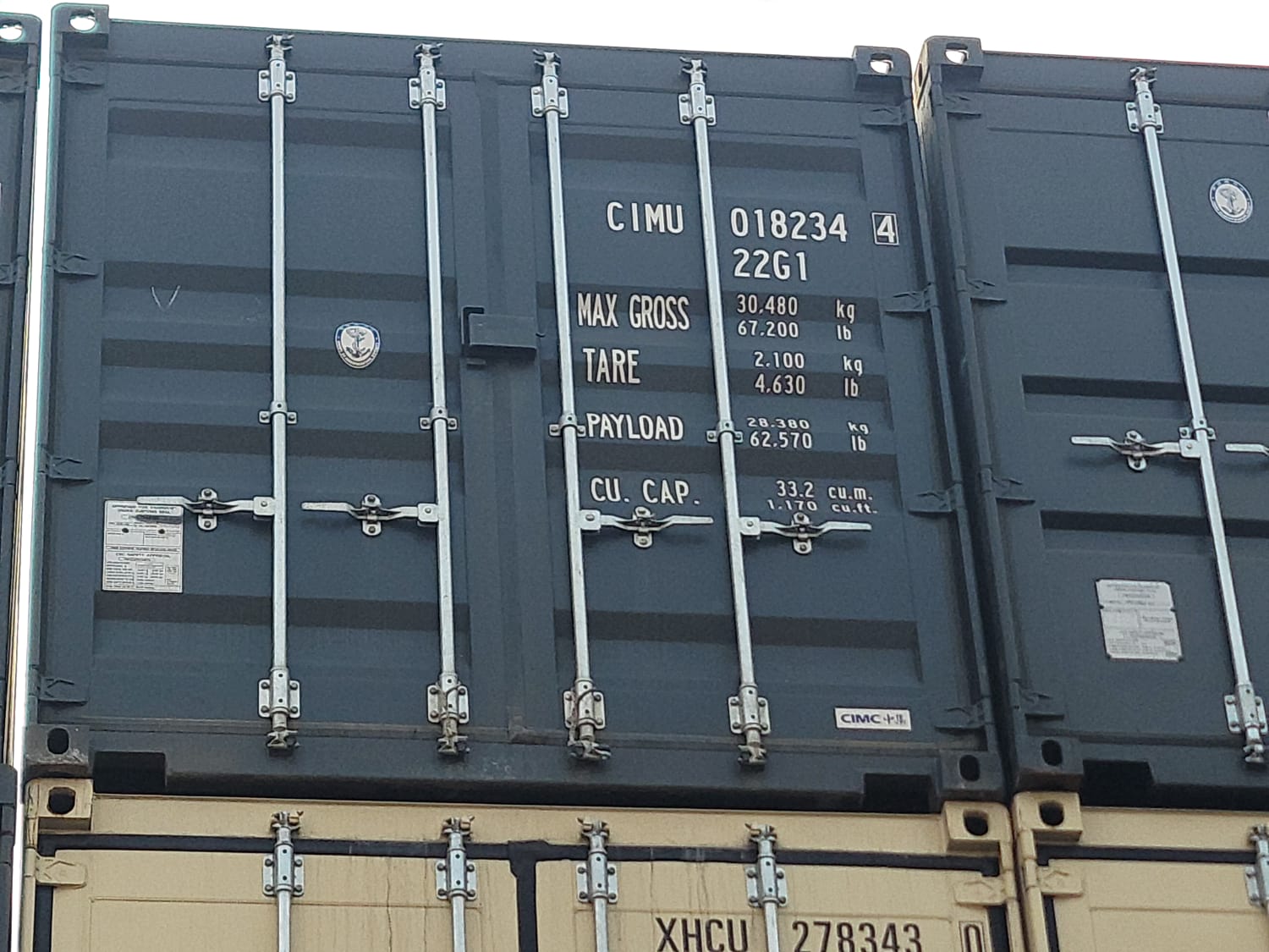 Морской контейнер CIMU0182344