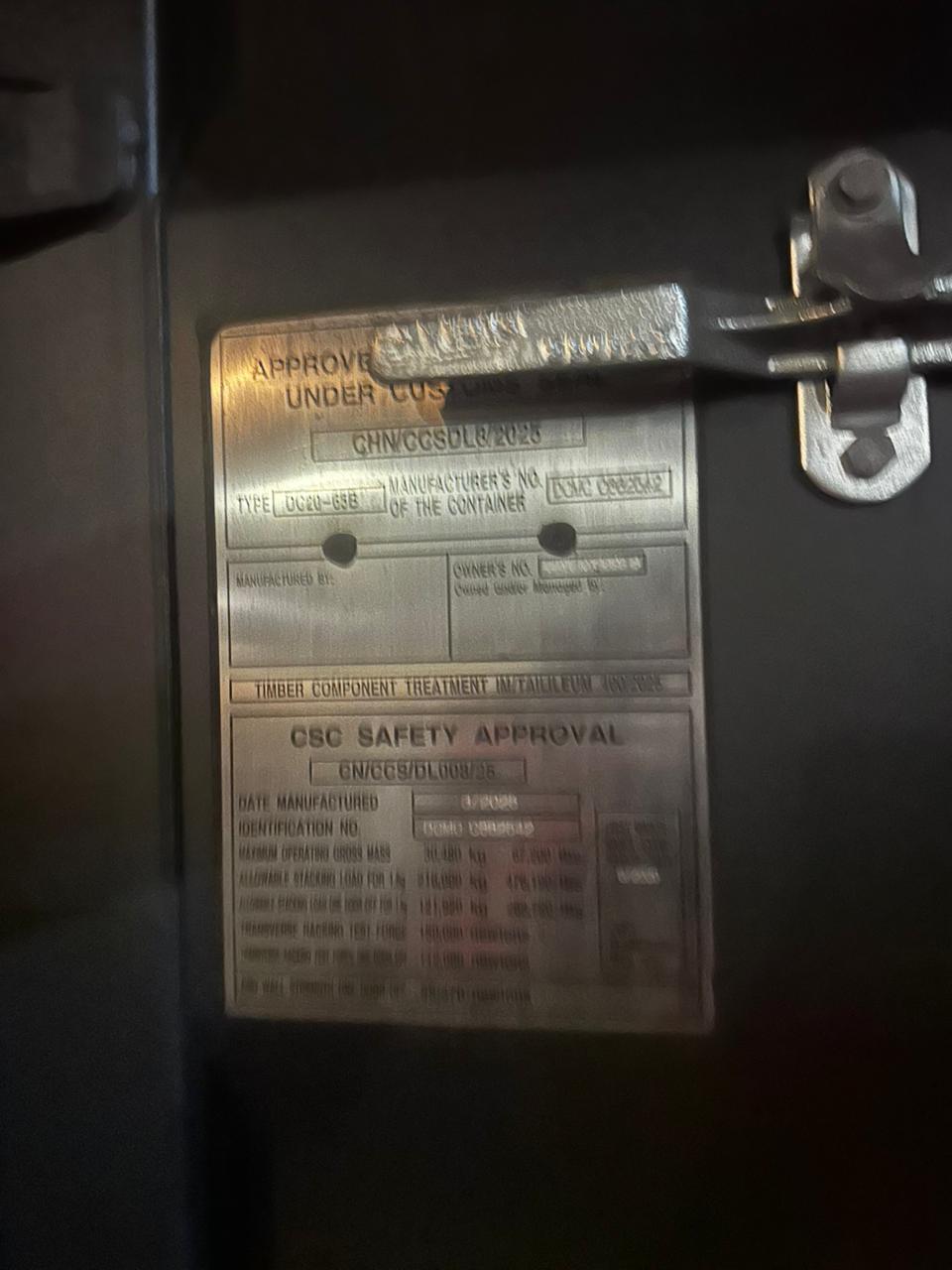 Морской контейнер CIMU0183968