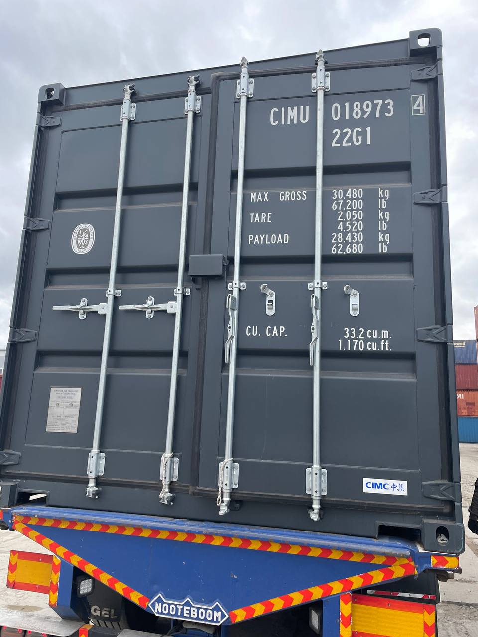 Морской контейнер CIMU0189734