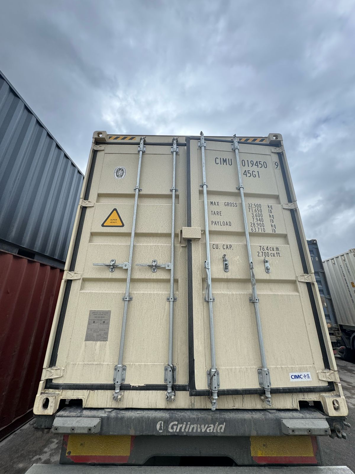 Морской контейнер CIMU0194509