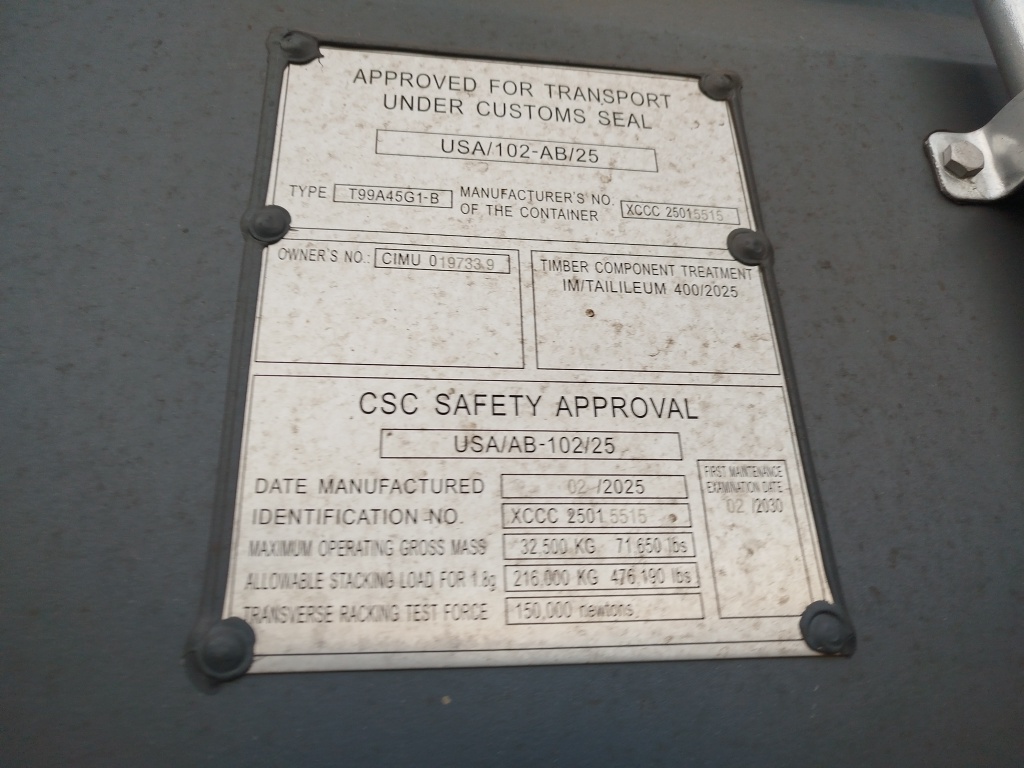 Морской контейнер CIMU0197339