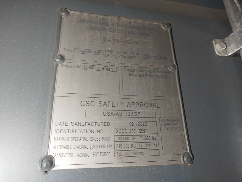 Морской контейнер CIMU0197431