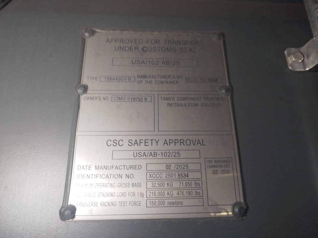 Морской контейнер CIMU0197529