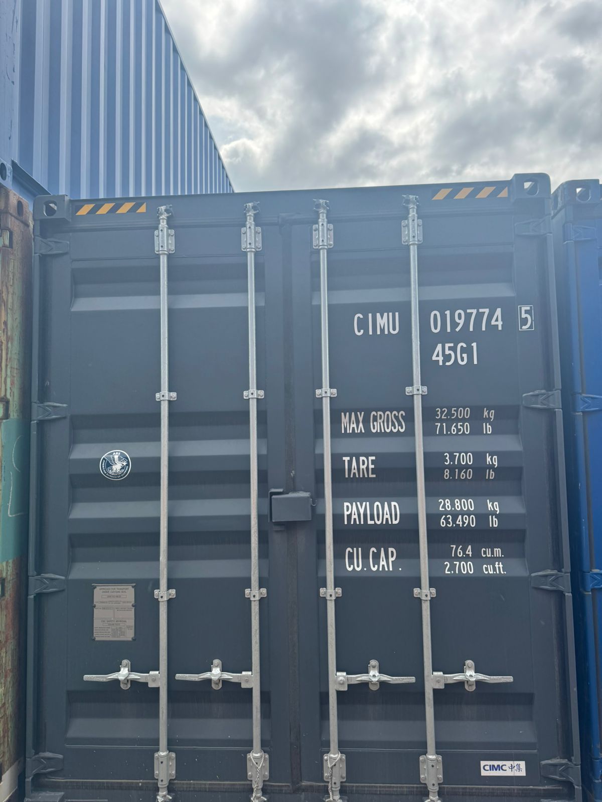 Морской контейнер CIMU0197745