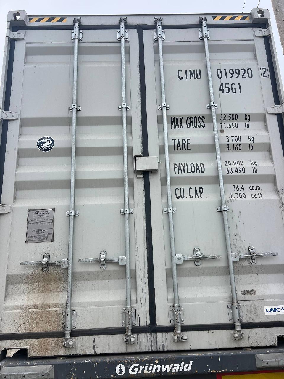 Морской контейнер CIMU0199202