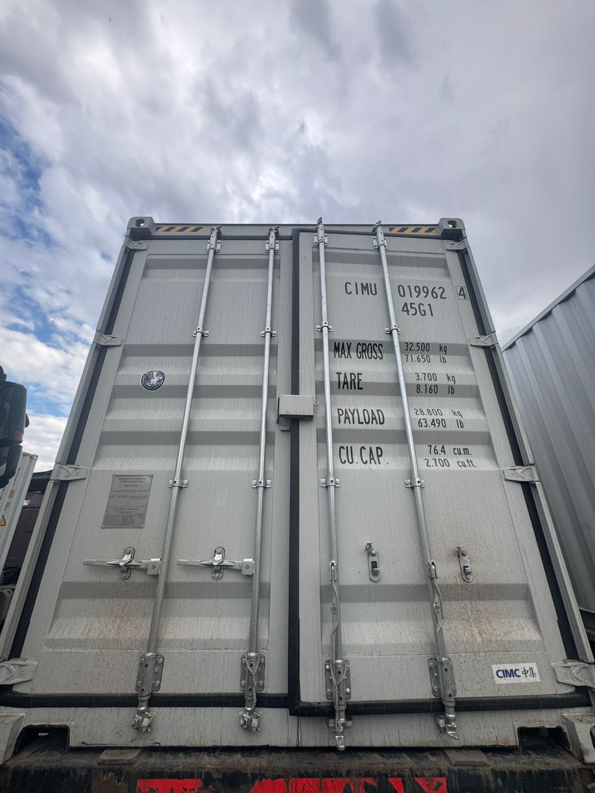 Морской контейнер CIMU0199624