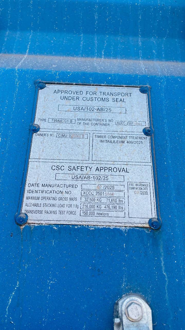 Морской контейнер CIMU0200622