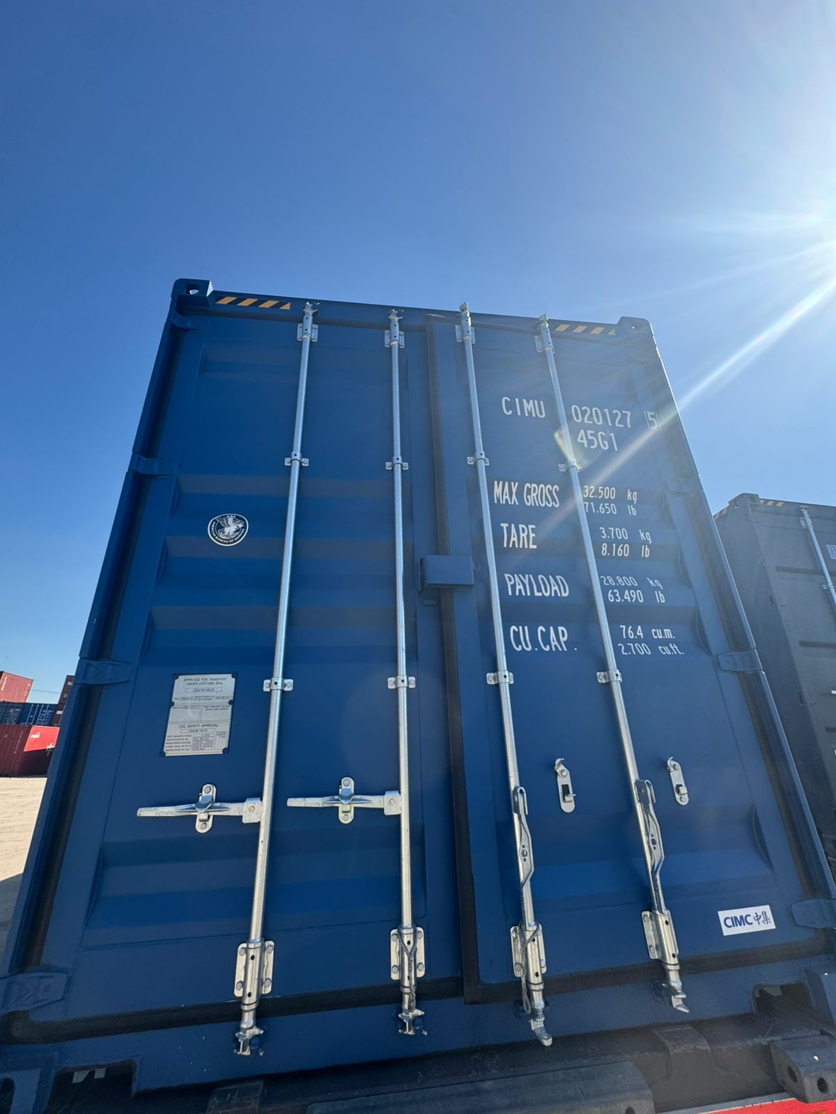 Морской контейнер CIMU0201275