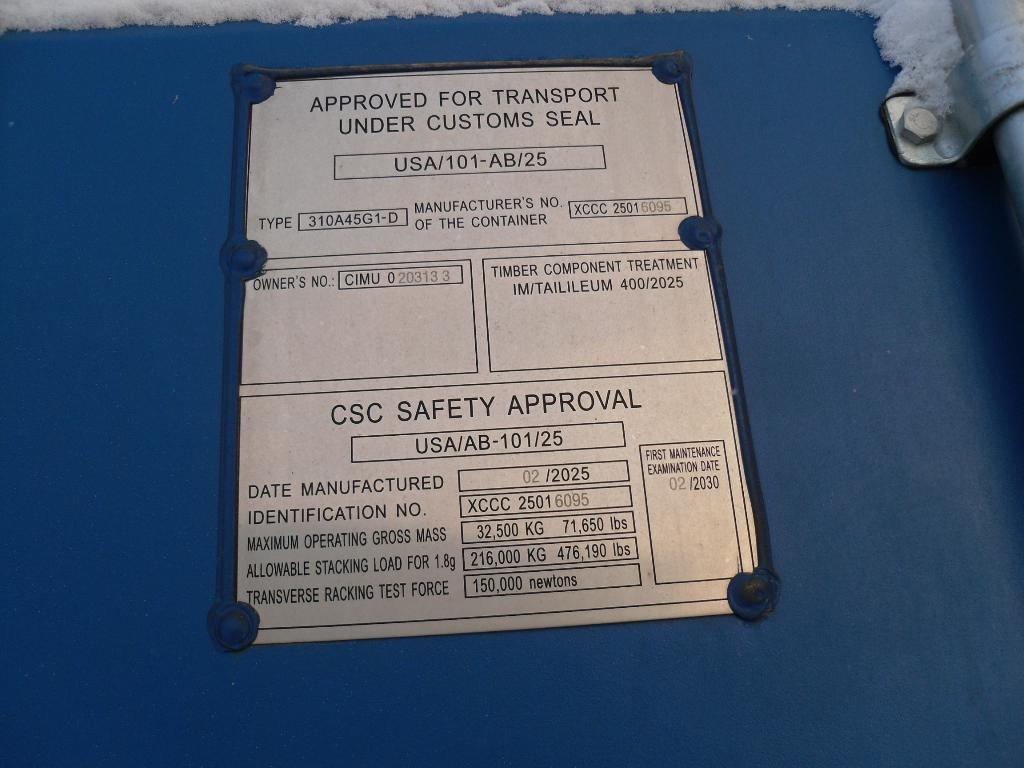 Морской контейнер CIMU0203133