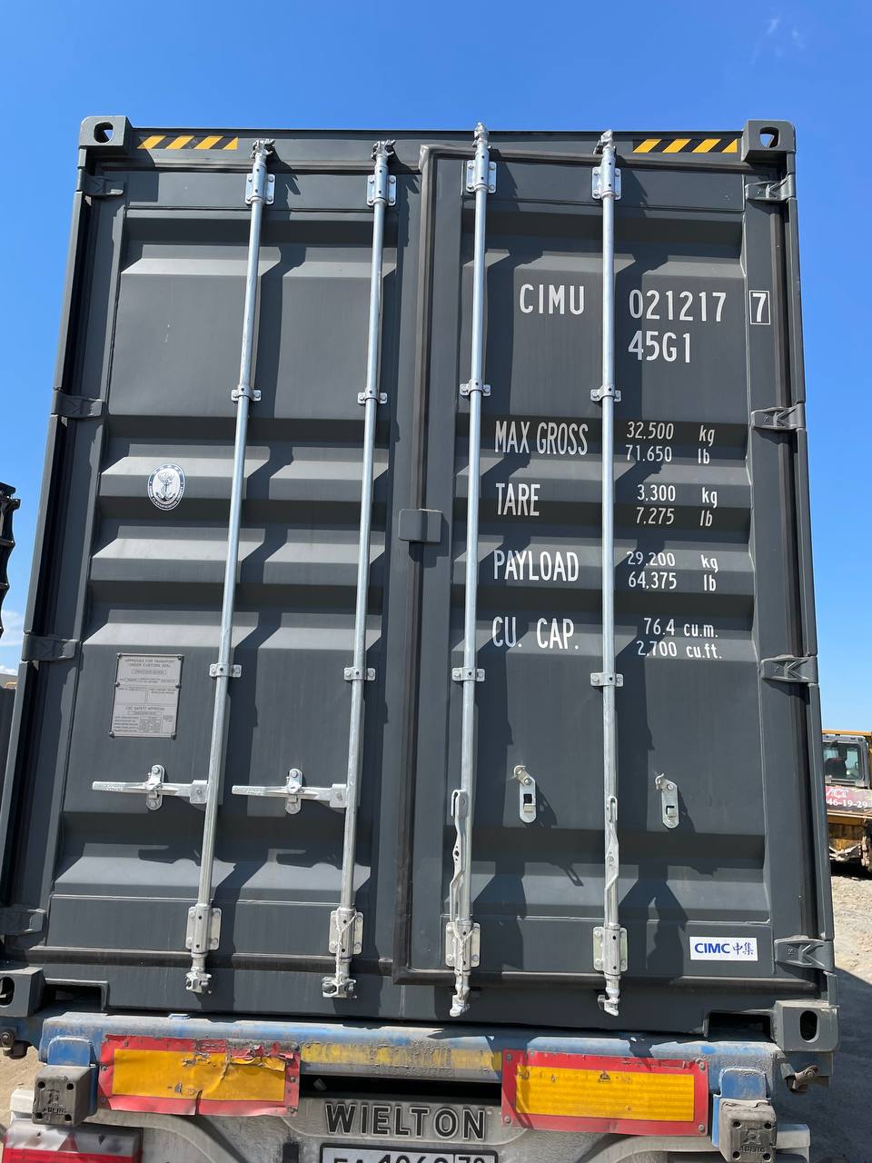 Морской контейнер CIMU0212177