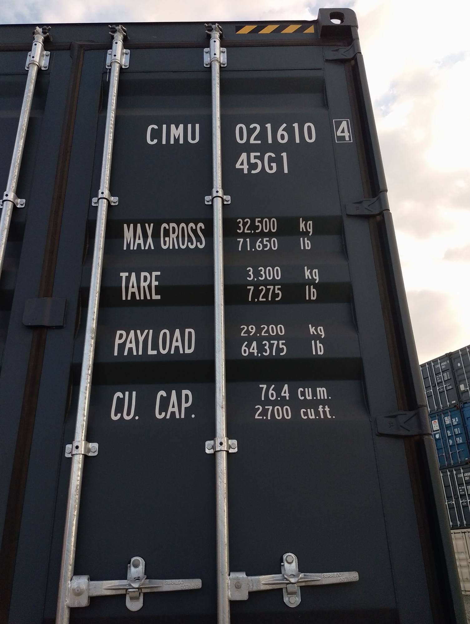Морской контейнер CIMU0216104
