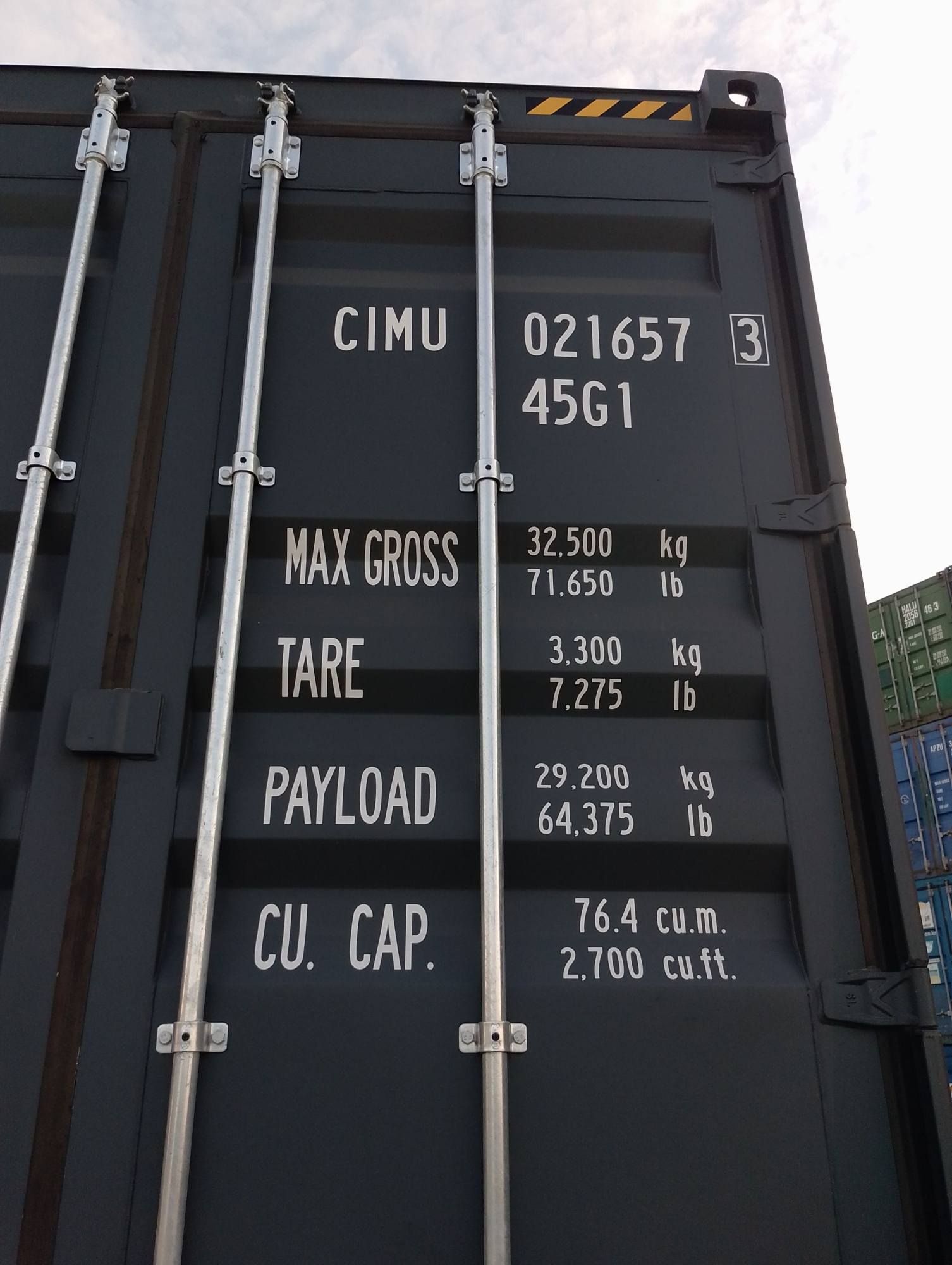 Морской контейнер CIMU0216573