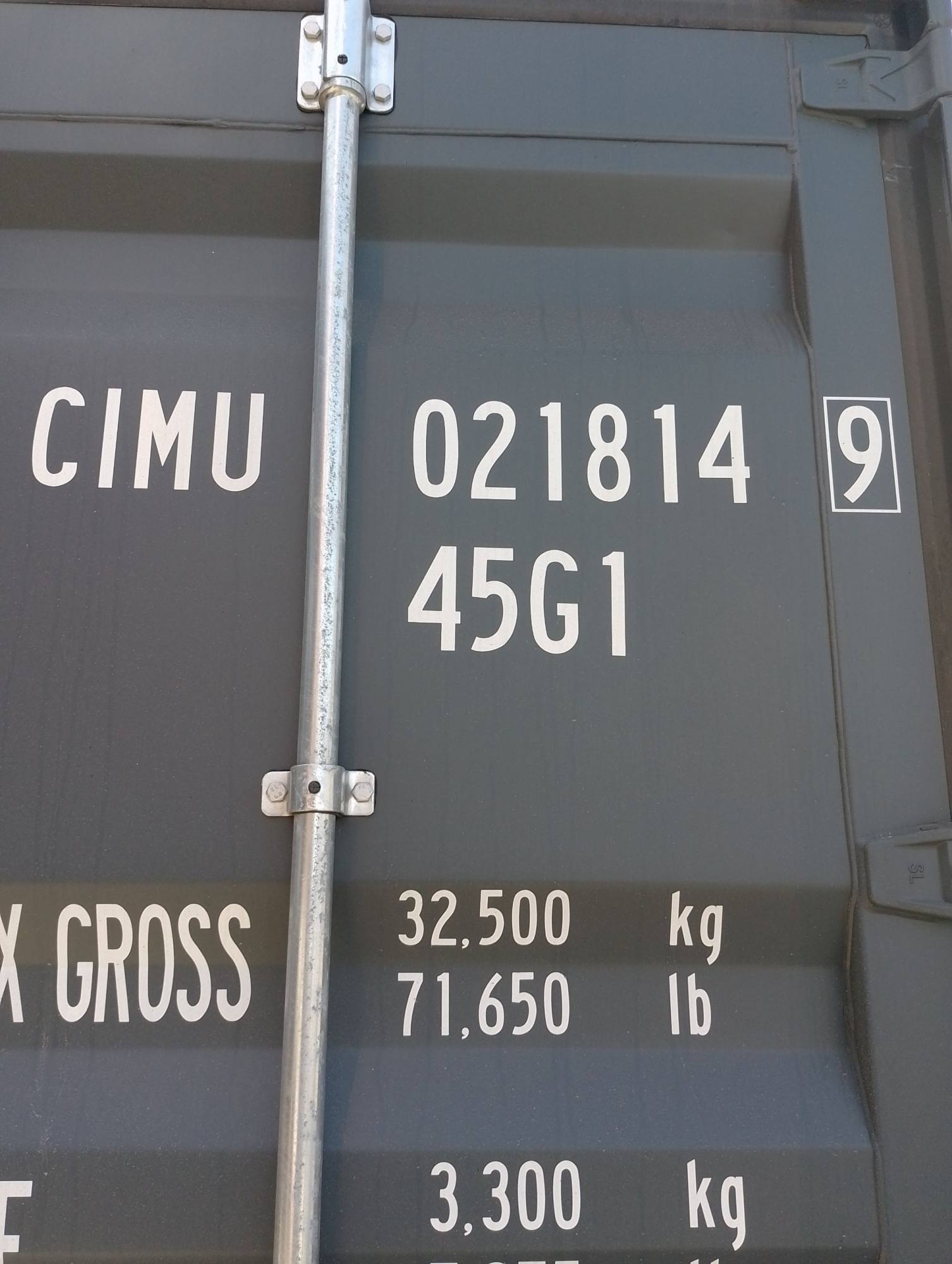 Морской контейнер CIMU0218149