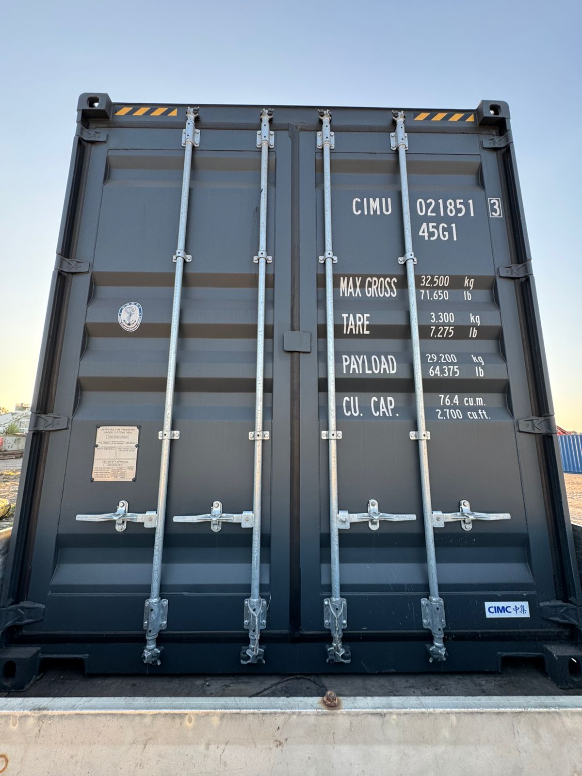 Морской контейнер CIMU0218513