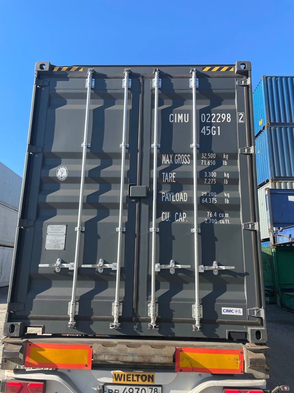 Морской контейнер CIMU0222982