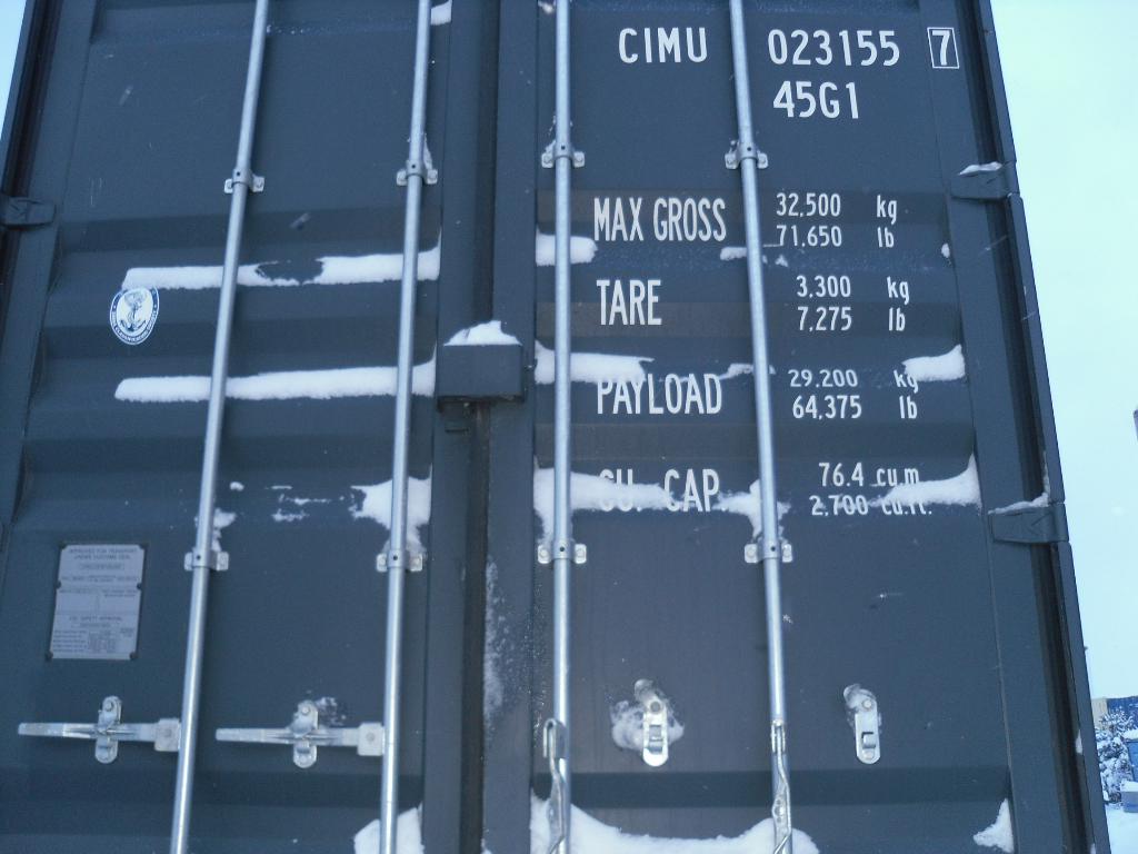 Морской контейнер CIMU0231557