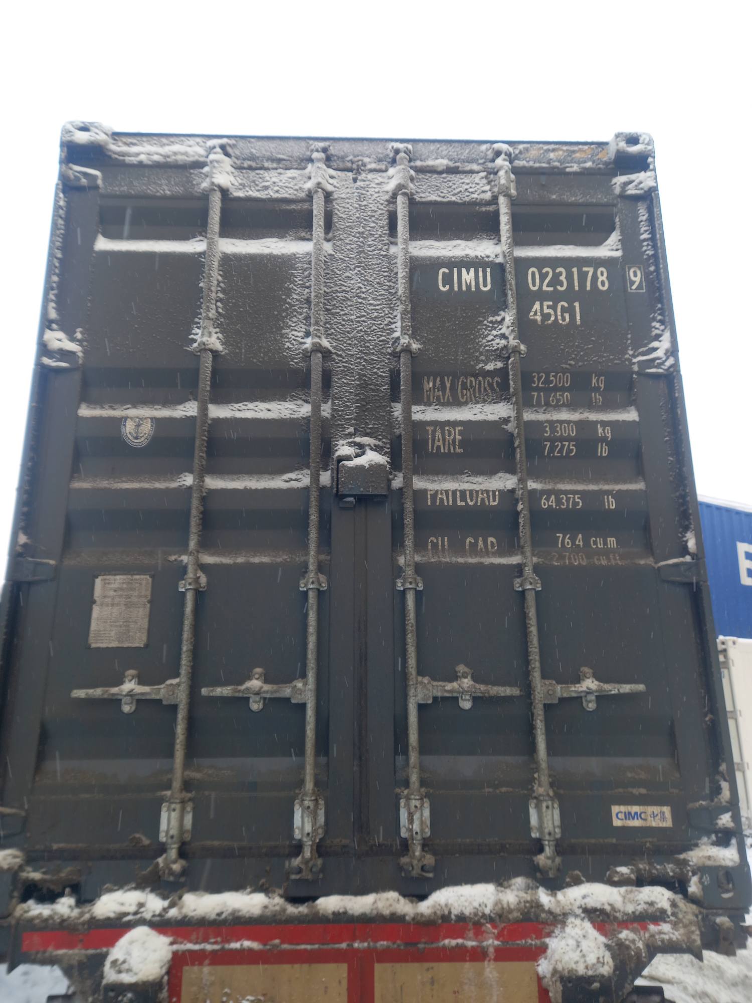 Морской контейнер CIMU0231789