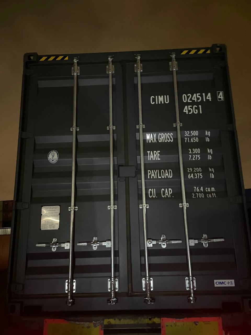 Морской контейнер CIMU0245144