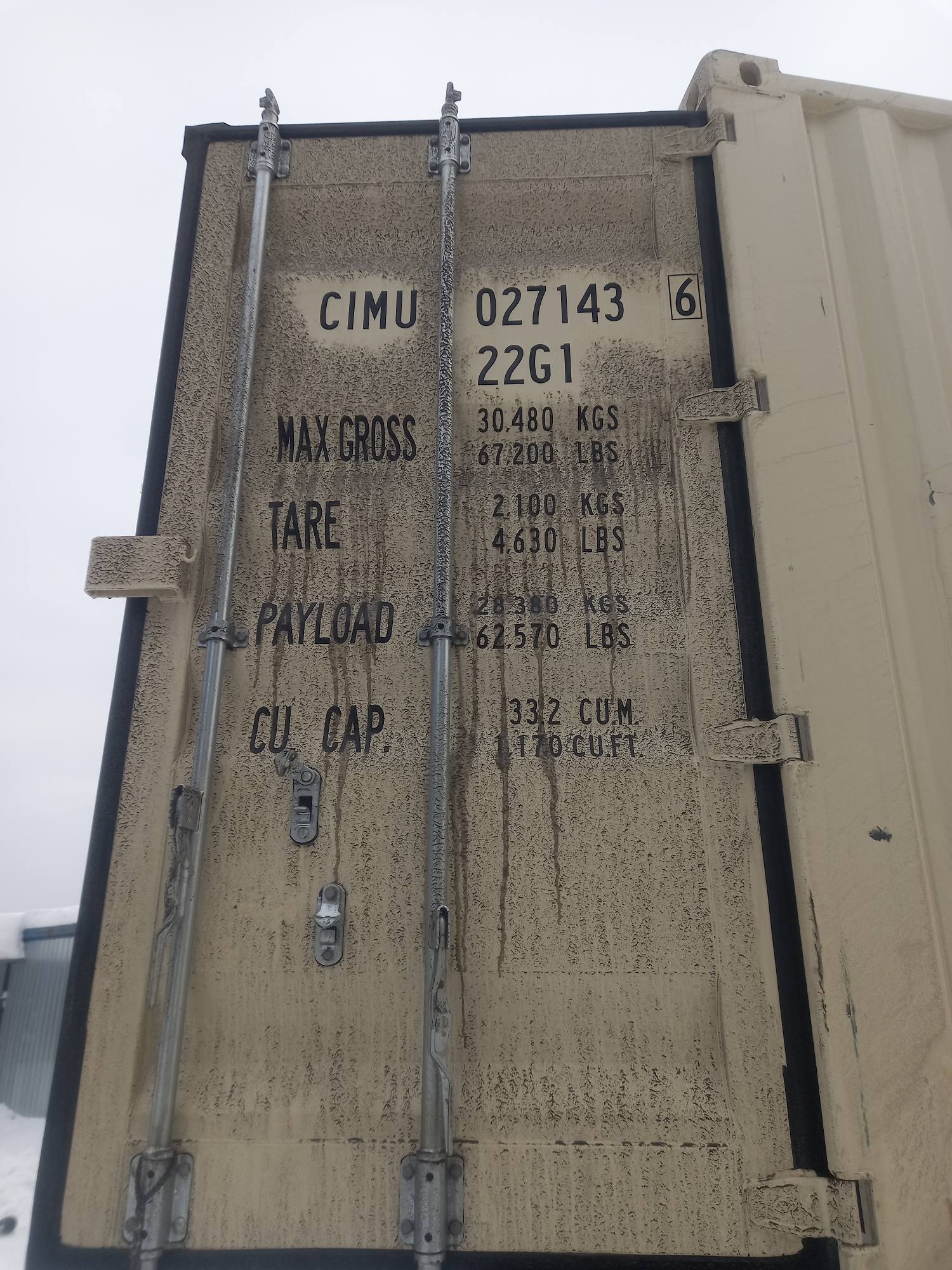 Морской контейнер CIMU0271436