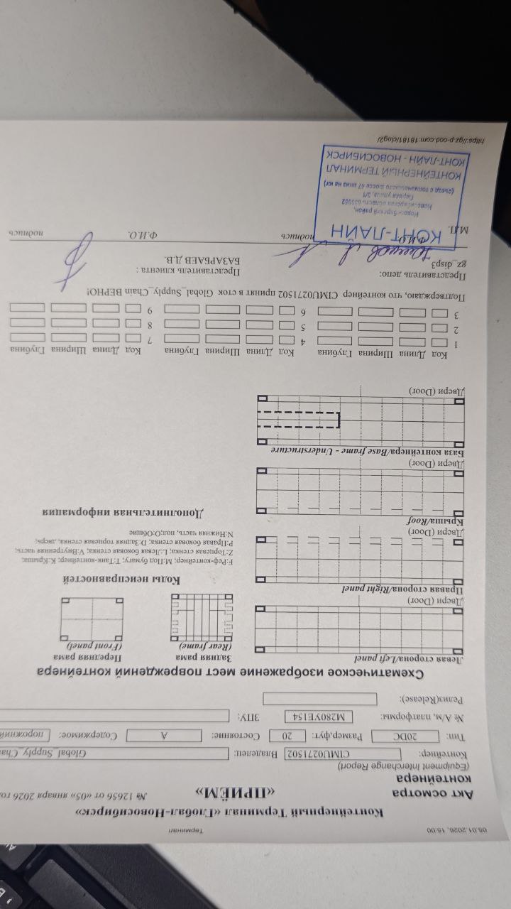 Морской контейнер CIMU0271502
