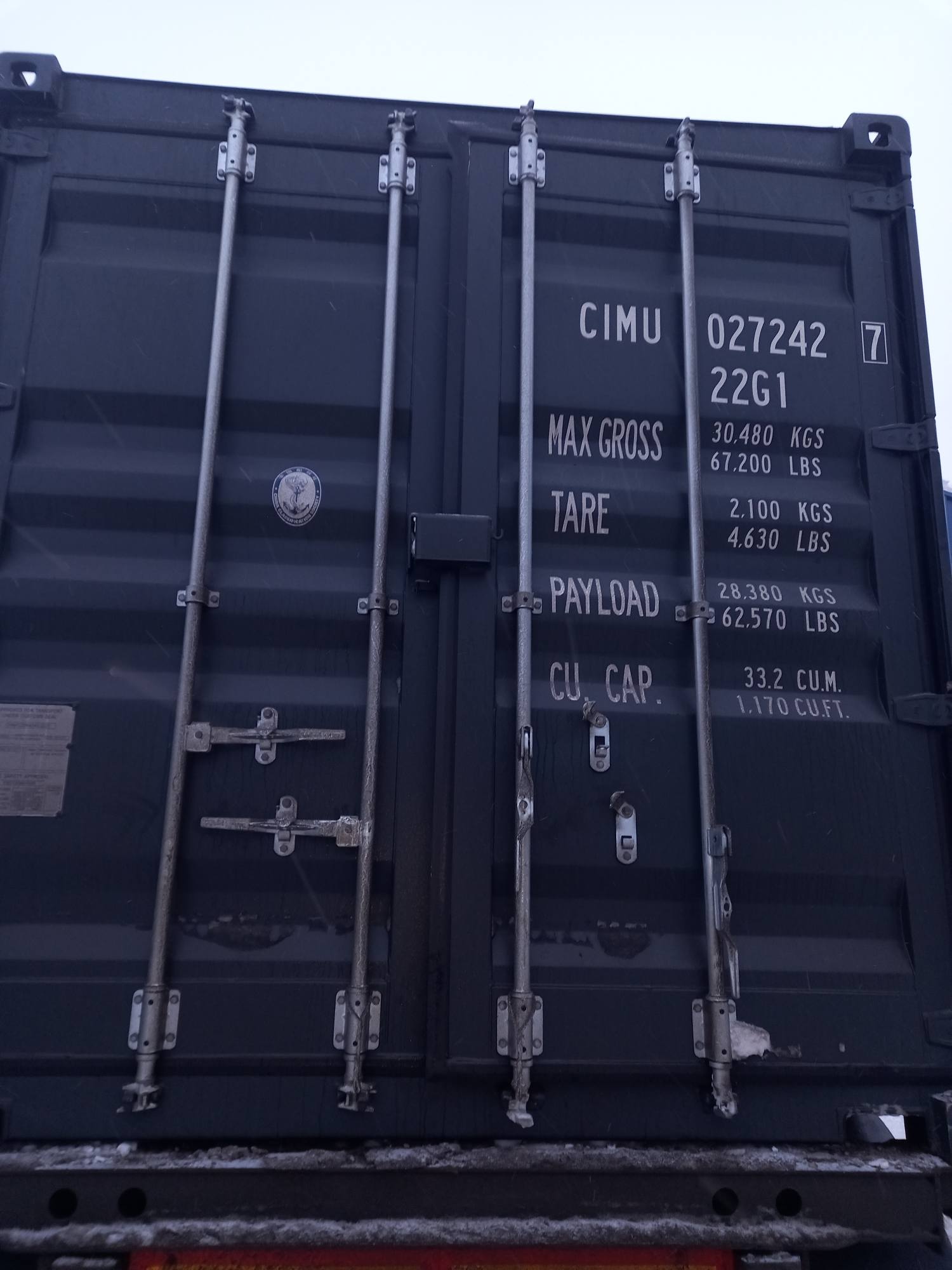 Морской контейнер CIMU0272427