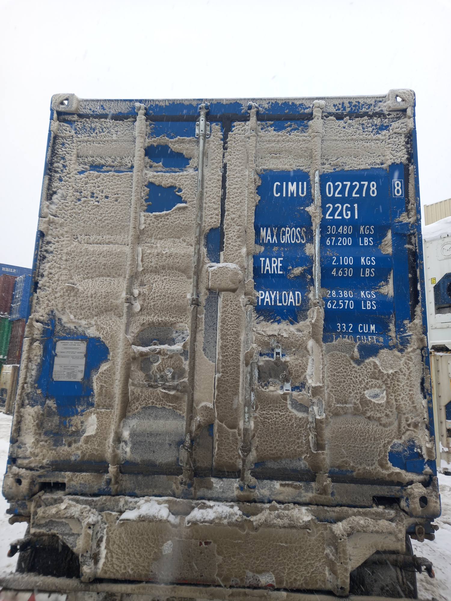 Морской контейнер CIMU0272788