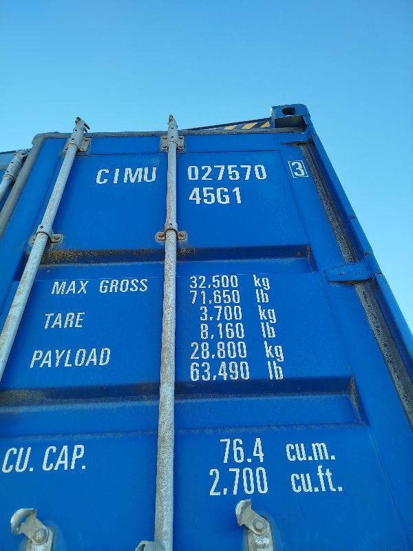 Морской контейнер CIMU0275703