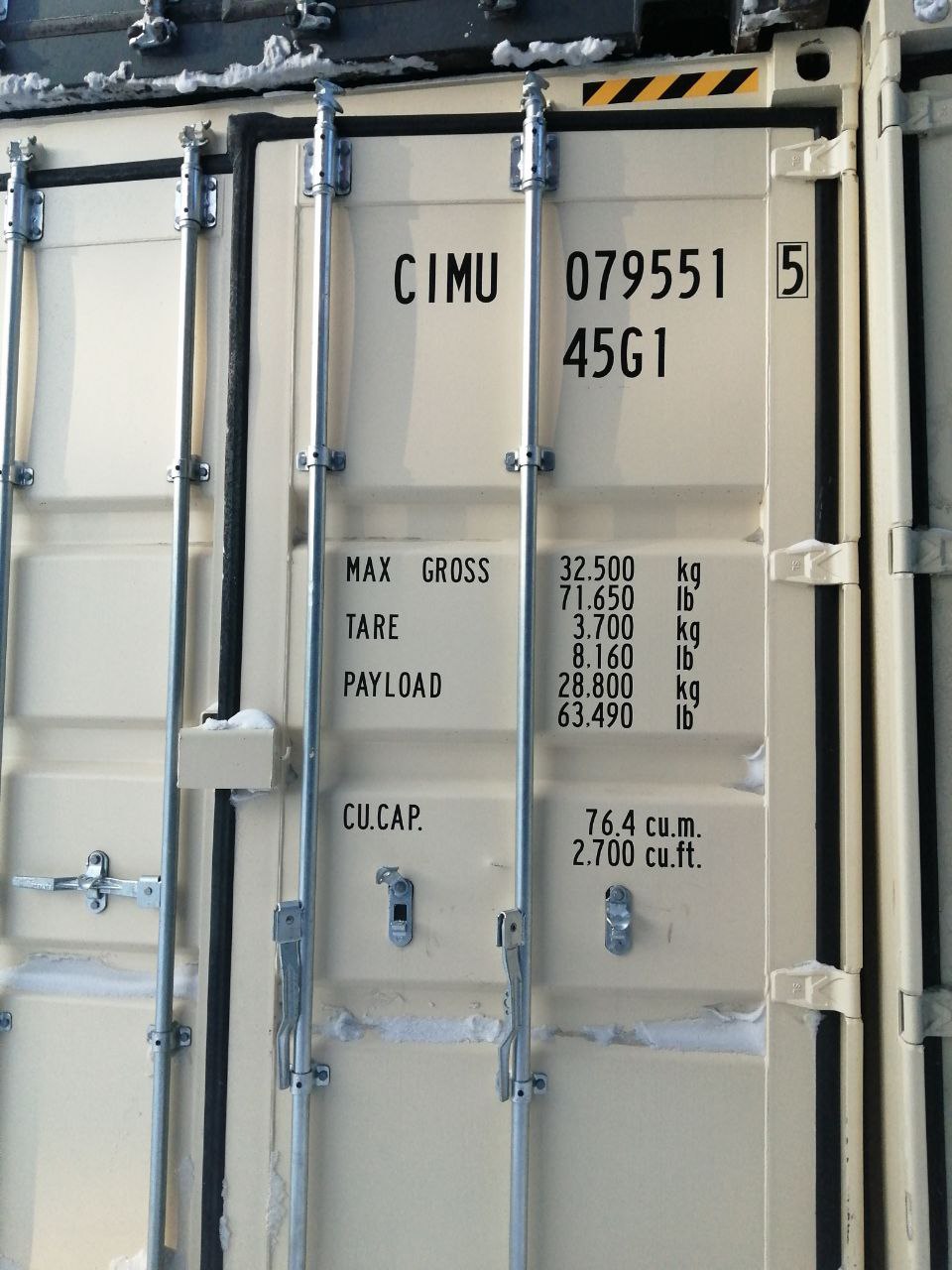 Морской контейнер CIMU0795515